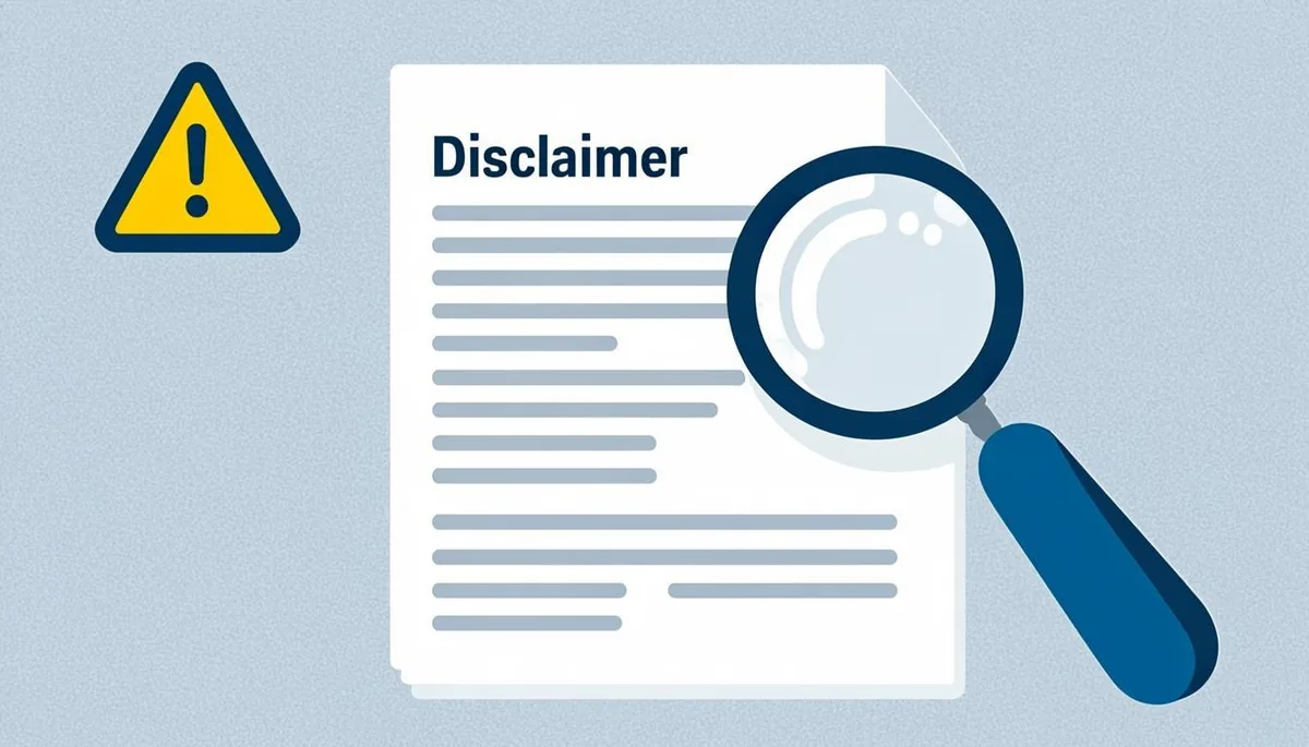 Disclaimer — CalFresh Calculator